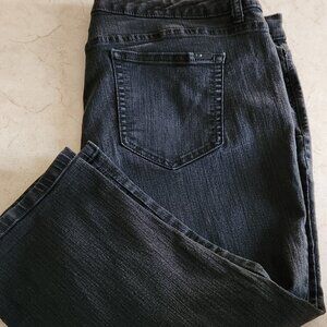 Women's Jennifer Lopez Black Capri Pants Size 20